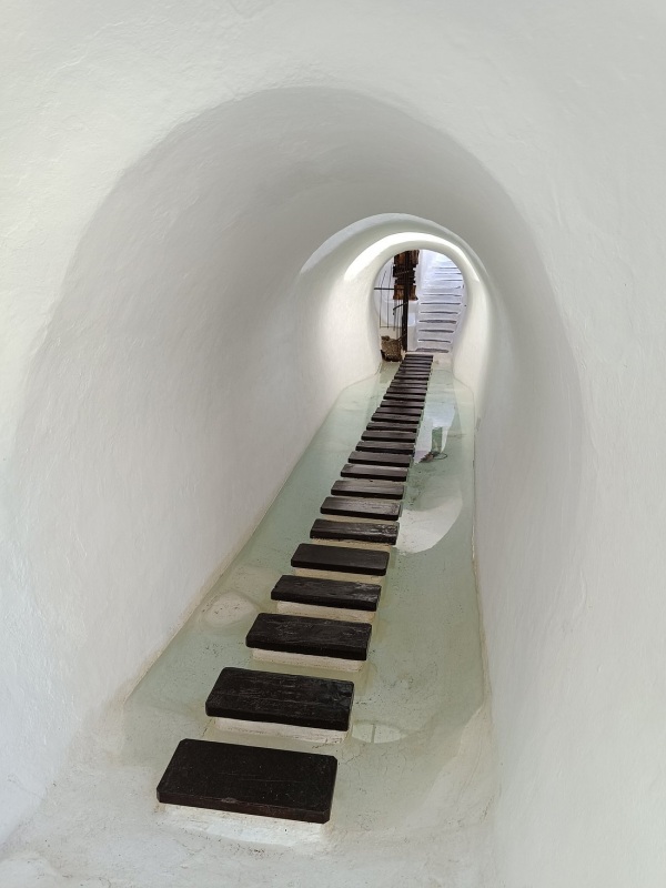 pasadizo interior del mueso-casa lagomar lanzarote
